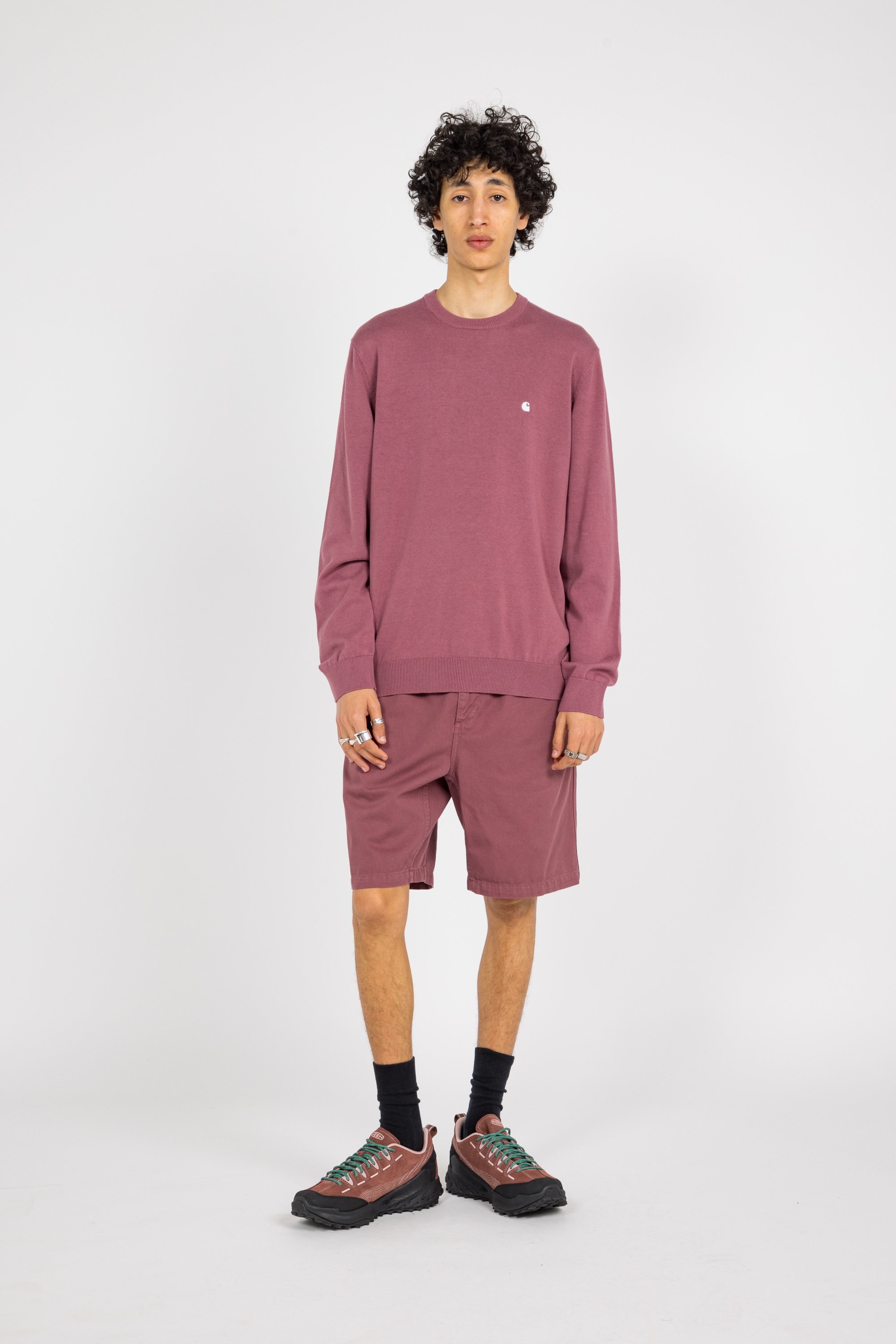 さらに100円引き◆CARHARTT◆MADISON SWEATER Sweater Madison Sweater Pink Carhartt Wip - Men | Citadium