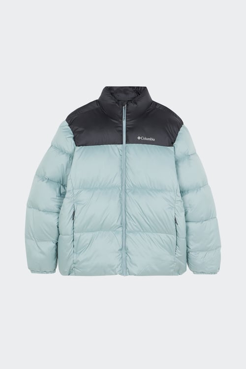 COLUMBIA Lightweight quilted padded jacket with high neck Blue