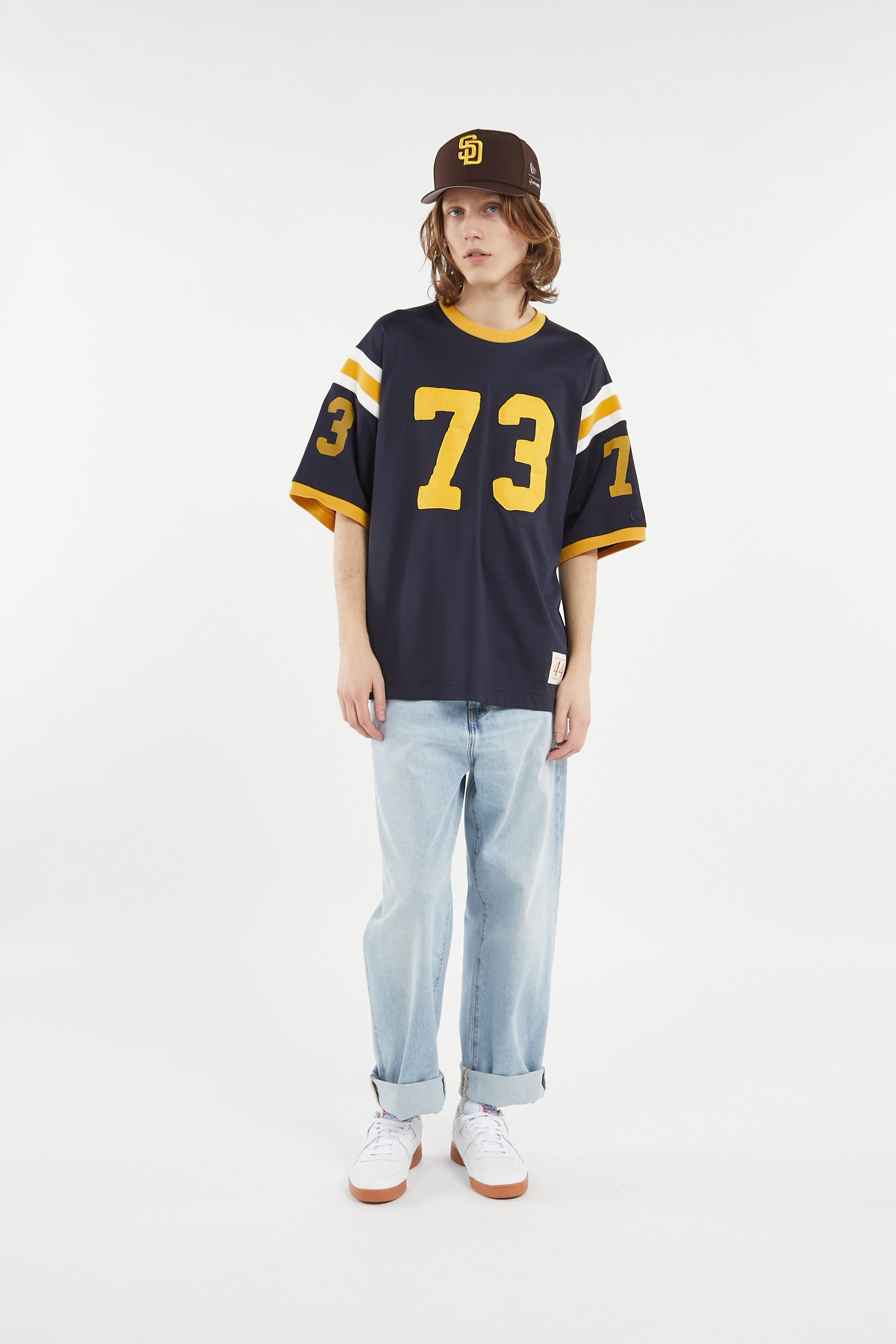 Regular-fit round-neck cotton T-shirt CHAMPION Blue