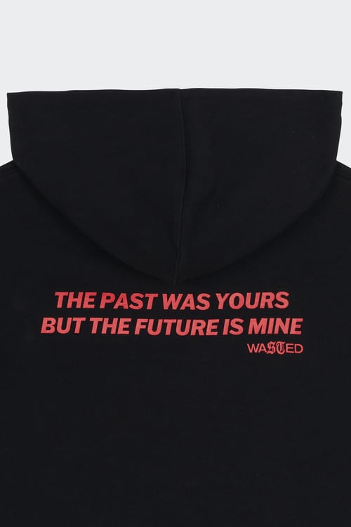 WASTED Hoodie Noir