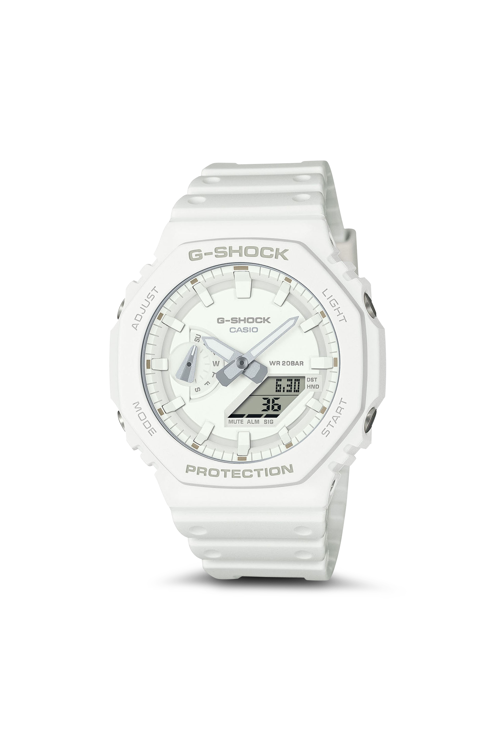 Auto-Illuminator resin watch CASIO G-SHOCK White