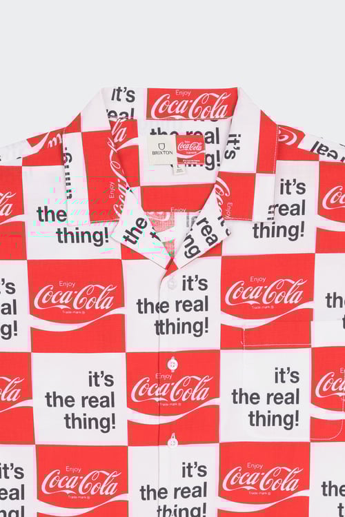 BRIXTON Shirt - Brixton x COCA COLA White