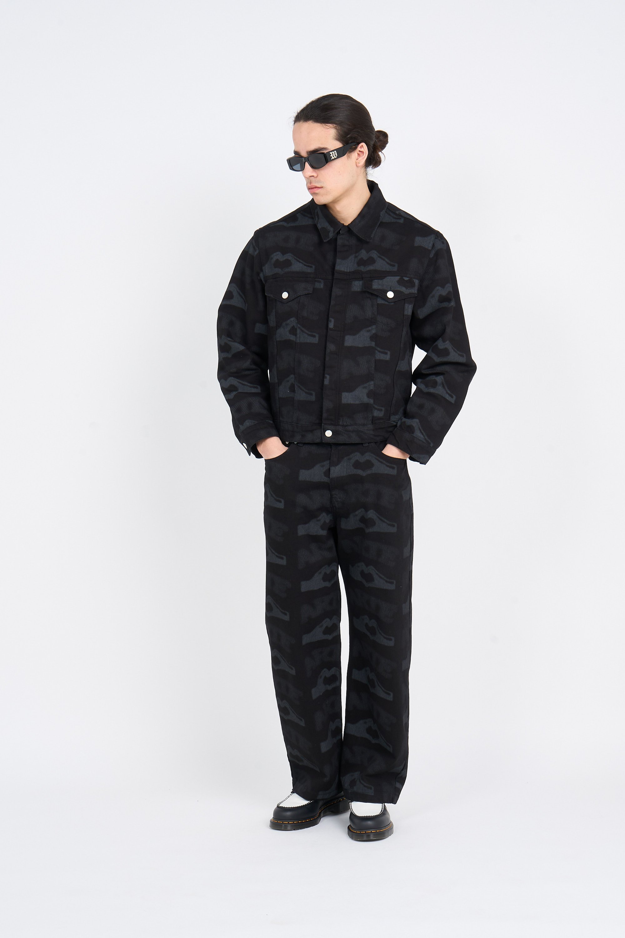 Jacket Heart Printed Jacket Black Arte Antwerp - Men | Citadium