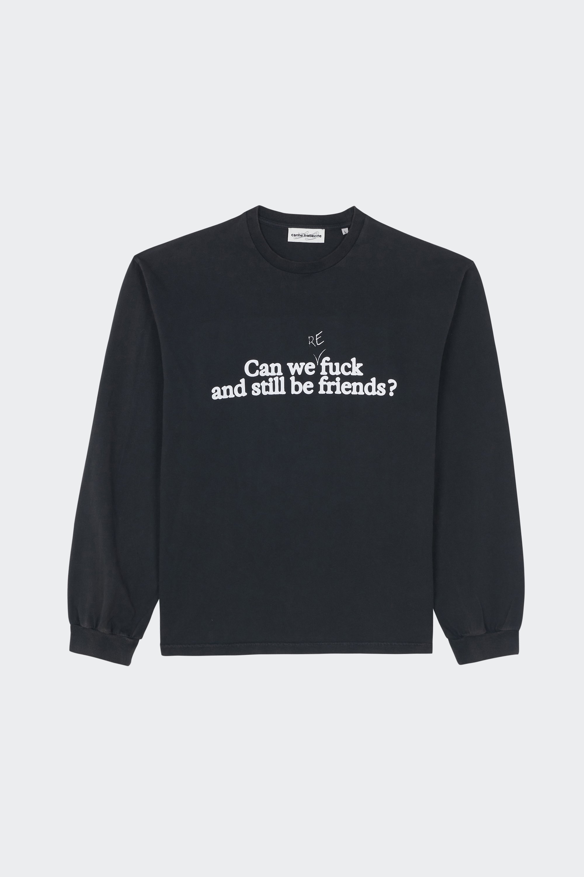 T-shirt | Noir by CARNE BOLLENTE T-shirt Noir