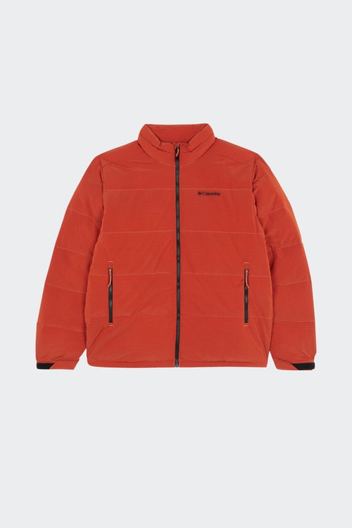COLUMBIA Lightweight quilted padded jacket with high neck Orange