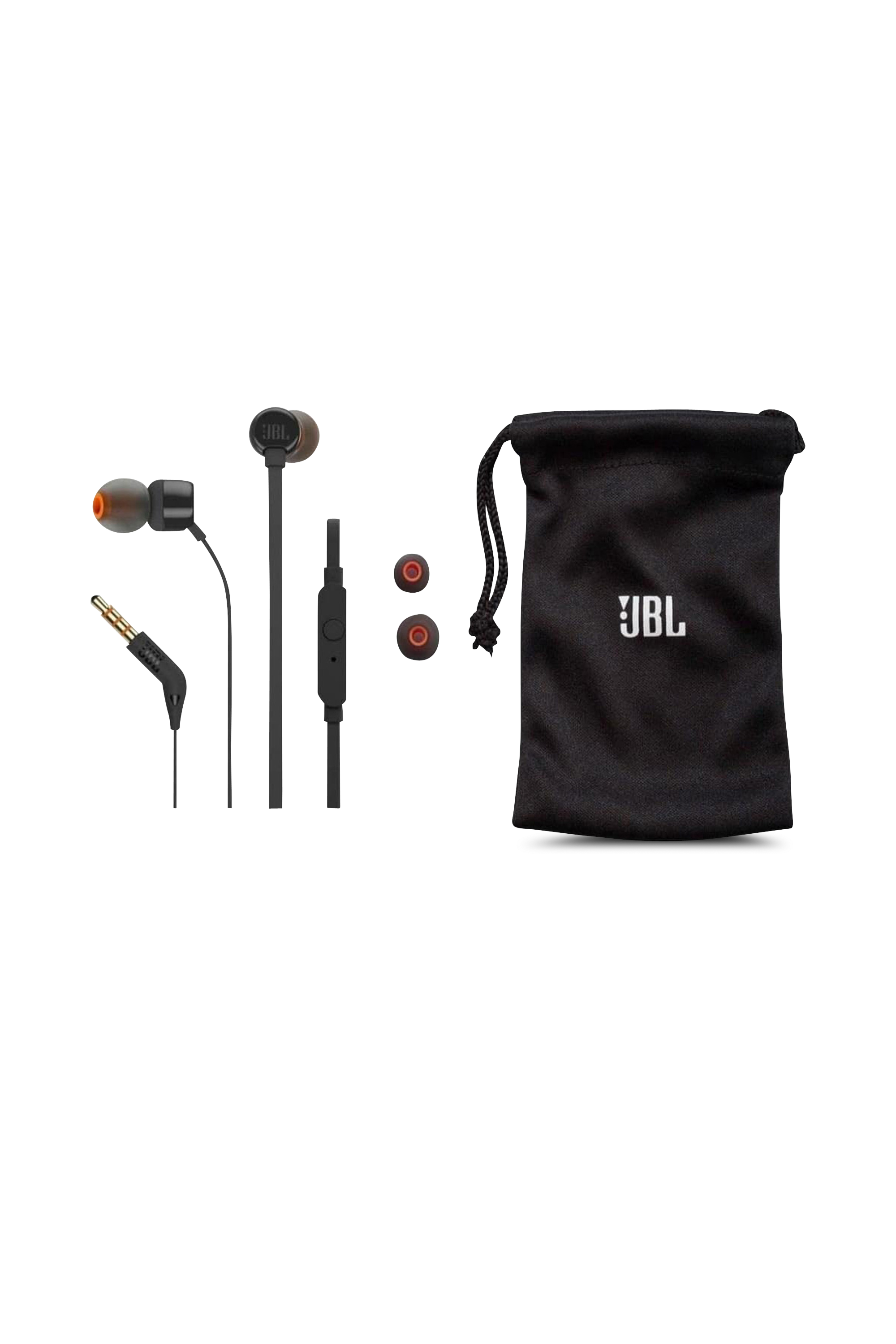 Wired earphones Black