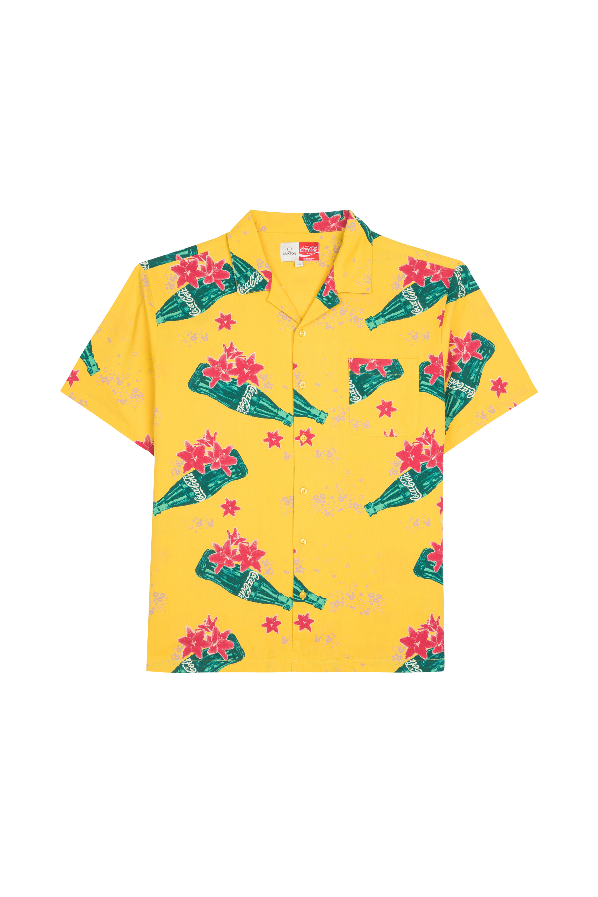 Chemise - Brixton x COCA COLA  Jaune