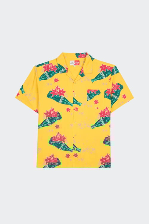 BRIXTON Shirt - Brixton x COCA COLA Yellow