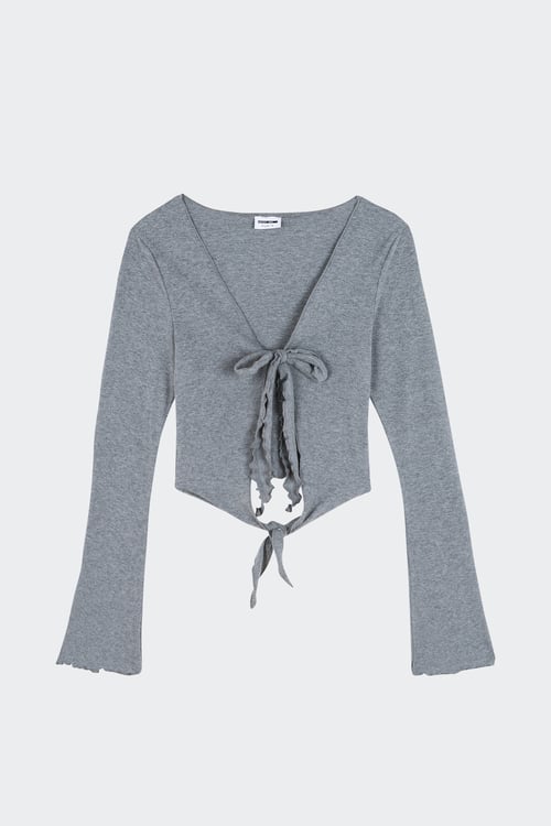 NOISY MAY Gilet Gris