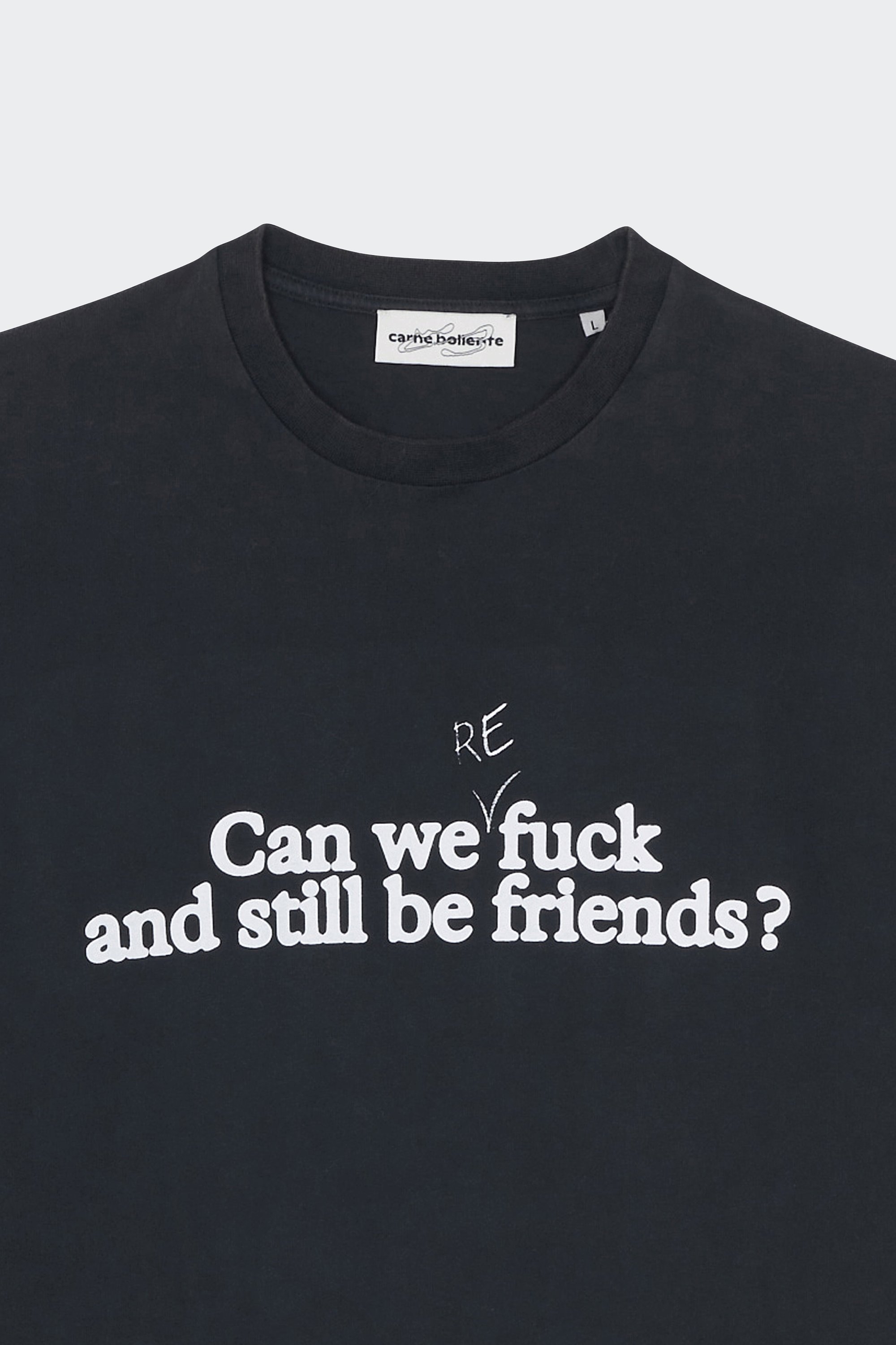 T-shirt | Noir by CARNE BOLLENTE T-shirt Noir