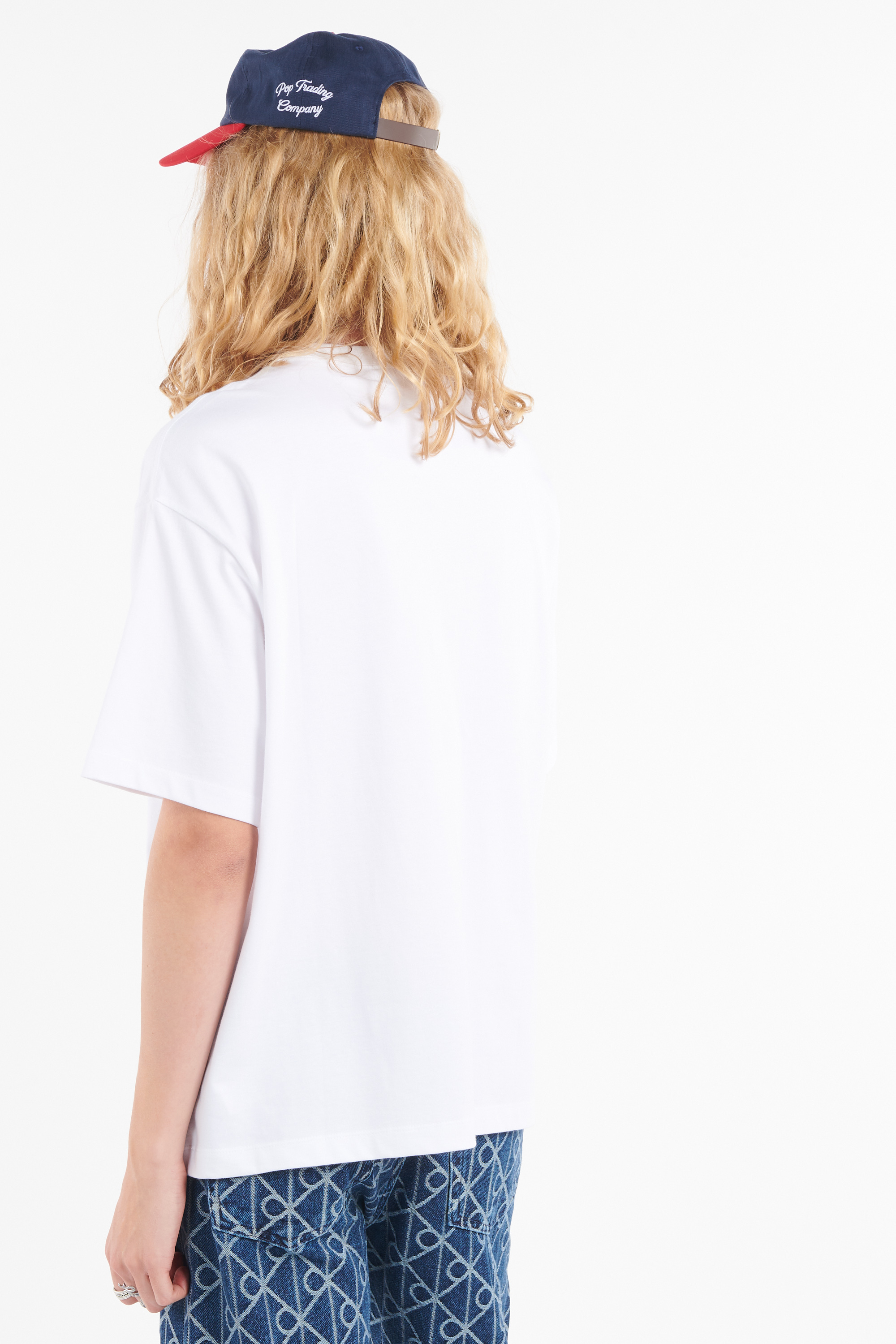 Regular-fit round-neck cotton T-shirt White