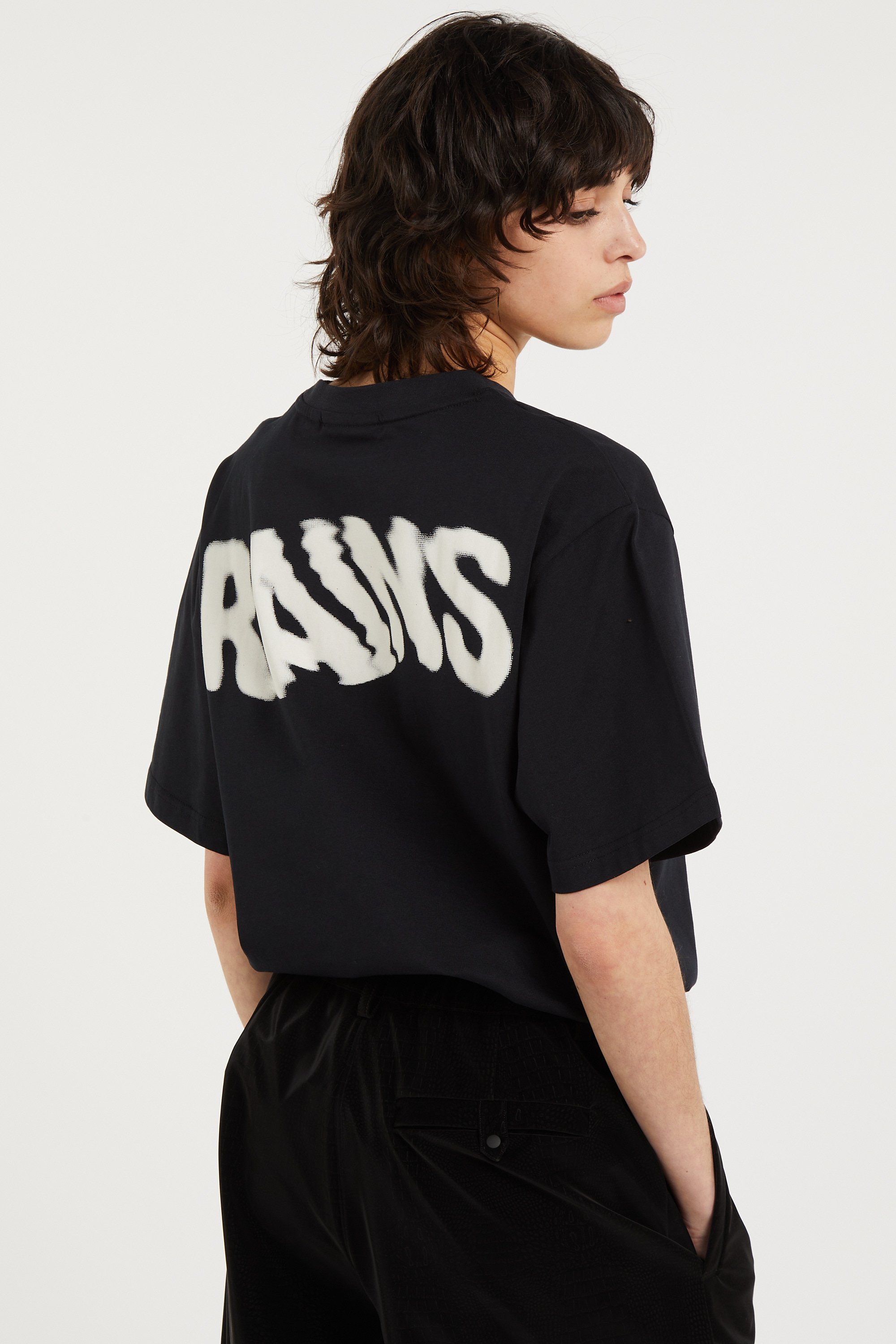 T-shirt | Black RAINS Women