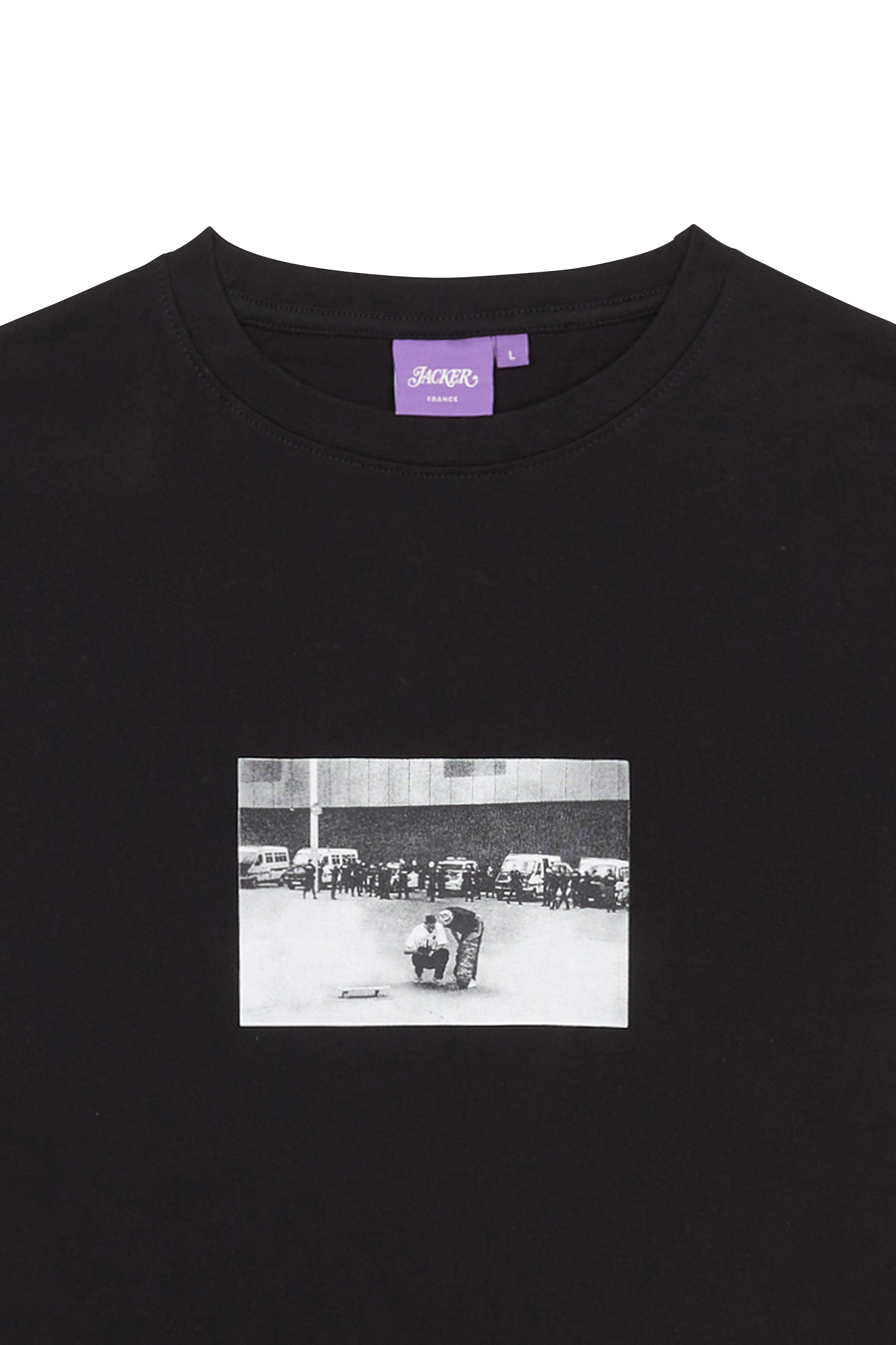 Cotton T-shirt | Black JACKER Men