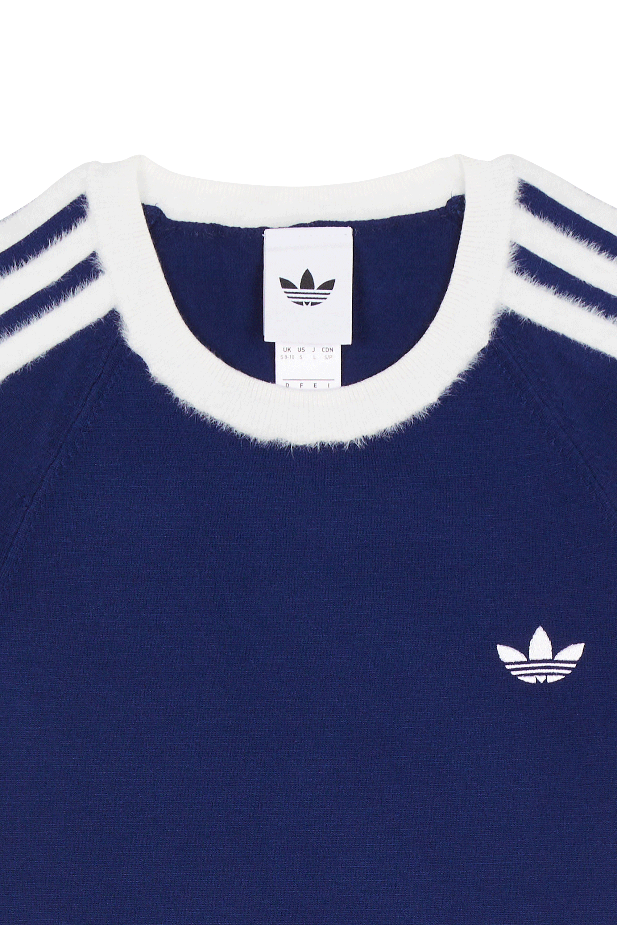 Regular-fit round-neck cotton T-shirt | Blue ADIDAS Women