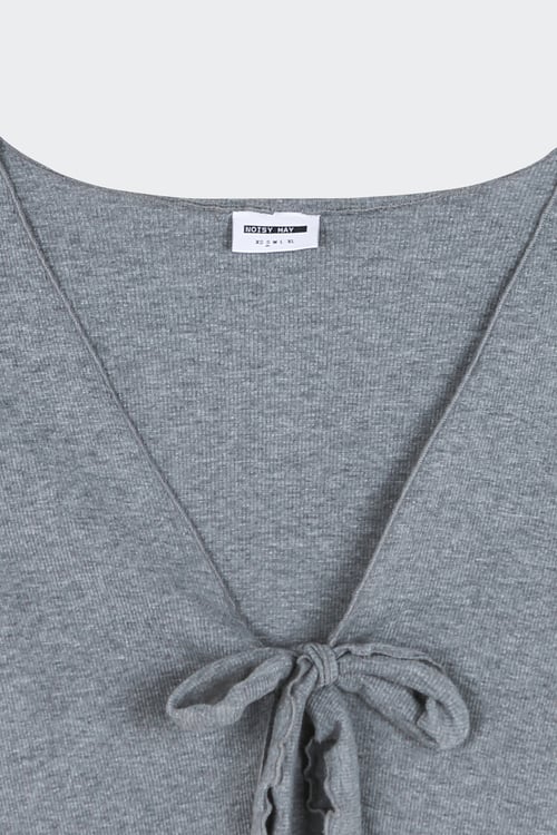 NOISY MAY Gilet Gris