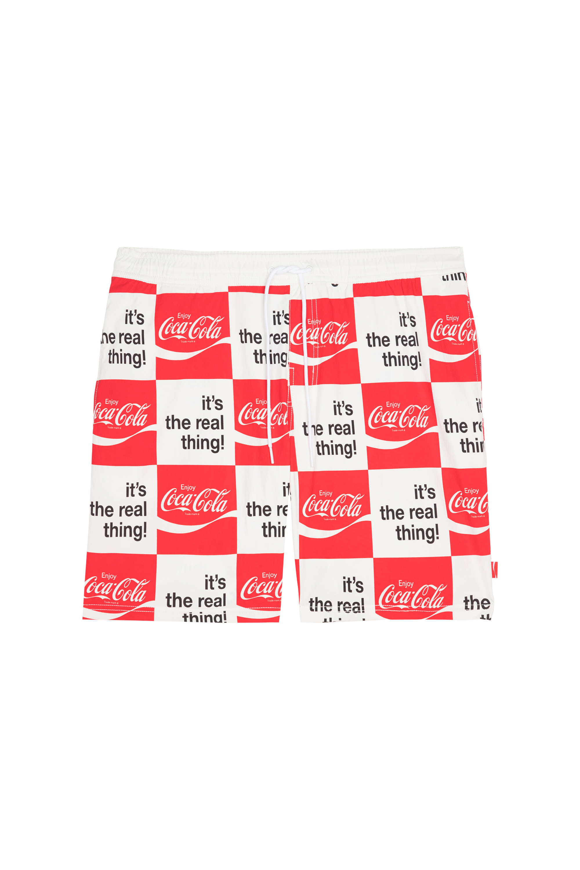 Swim shorts - Brixton x COCA COLA White
