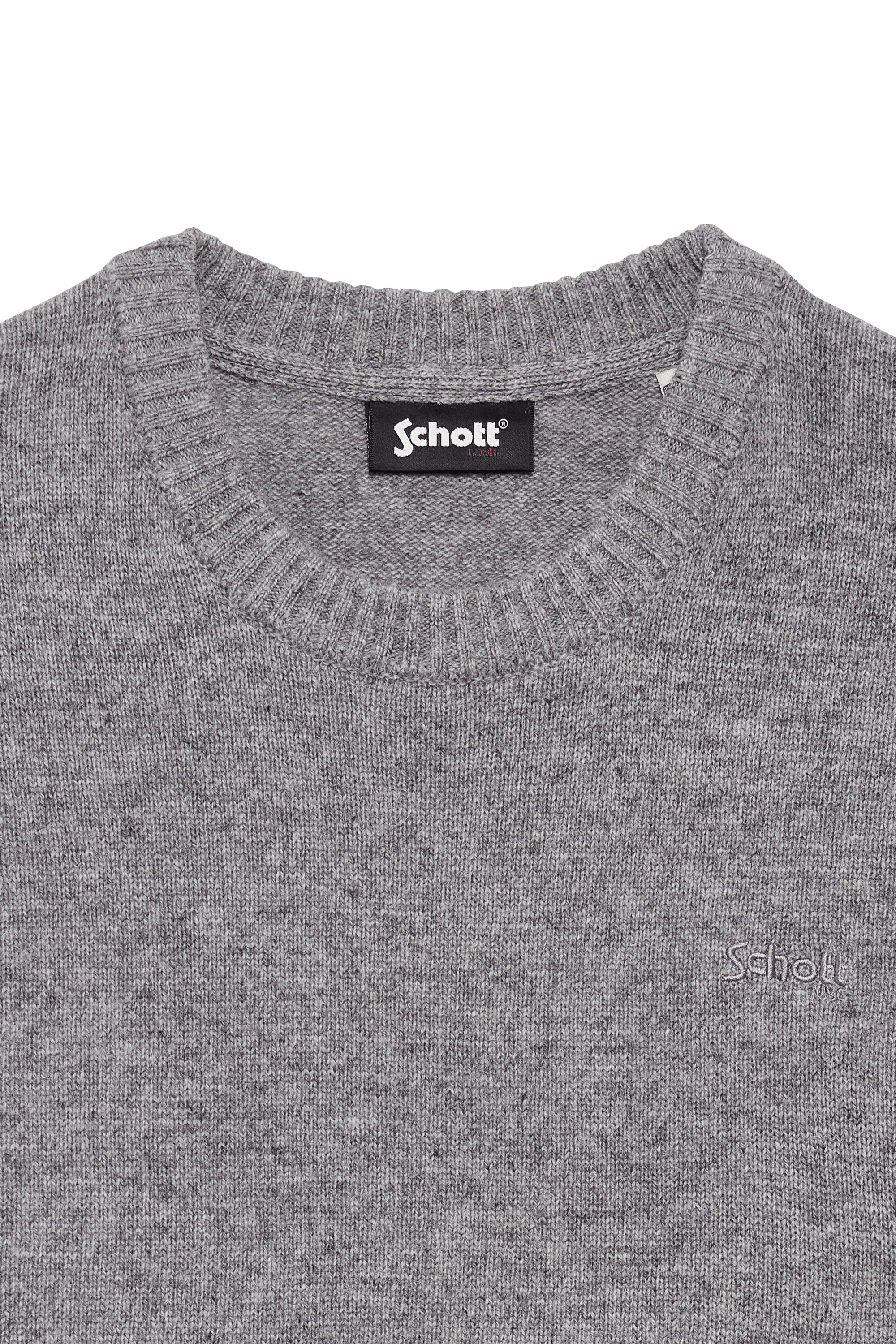 Long-sleeve sweater SCHOTT Grey