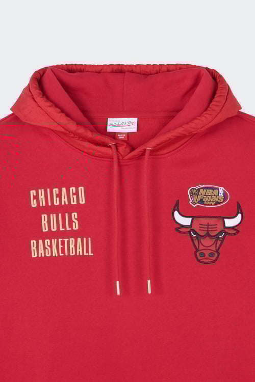 MITCHELL & NESS Hoodie Rouge