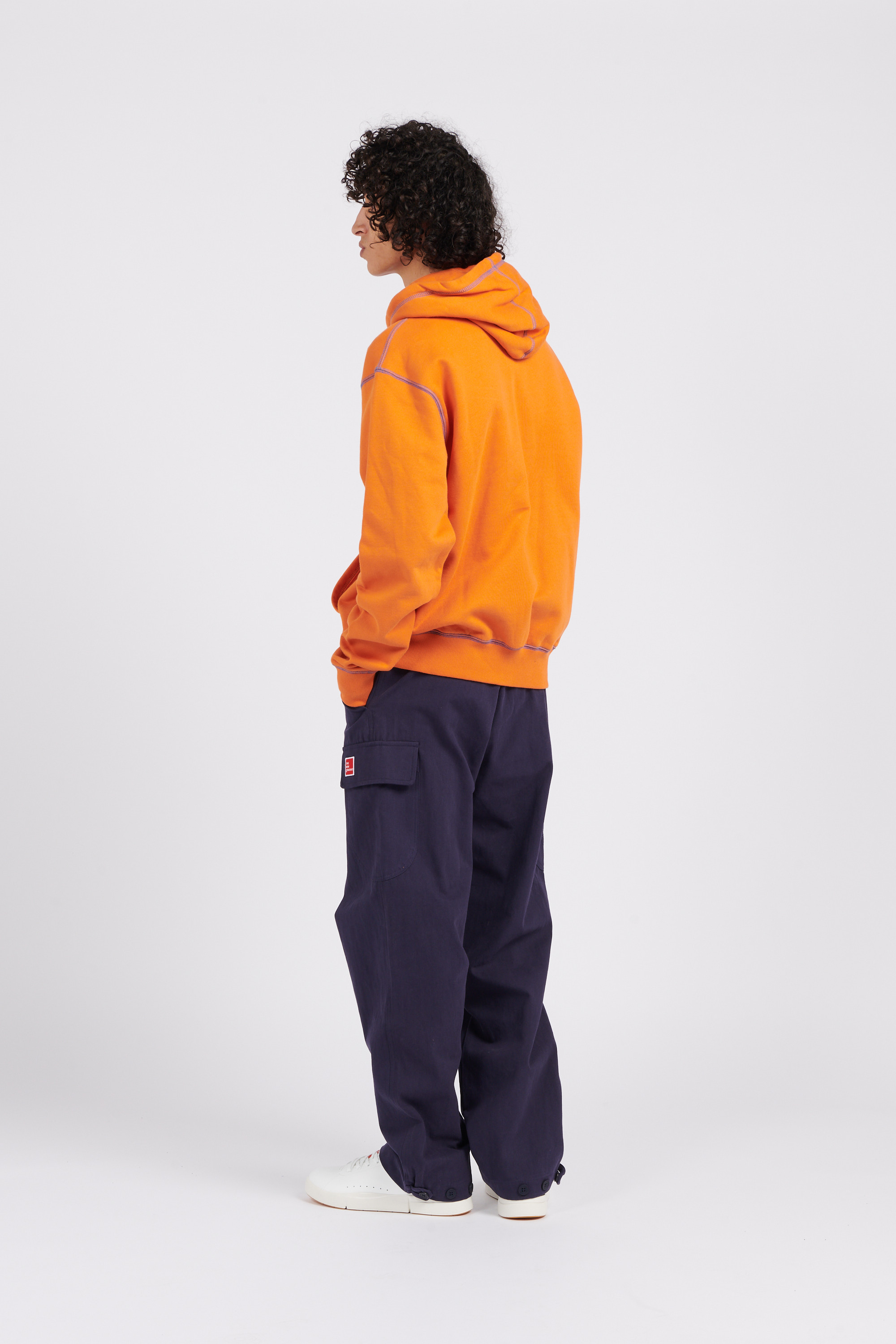 Hoodie zippé Orange