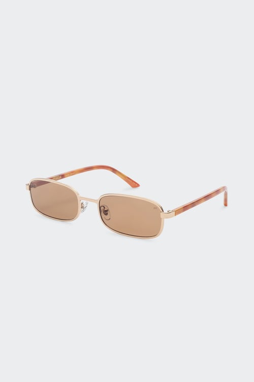 A.KJAERBEDE Lunettes de soleil Doré