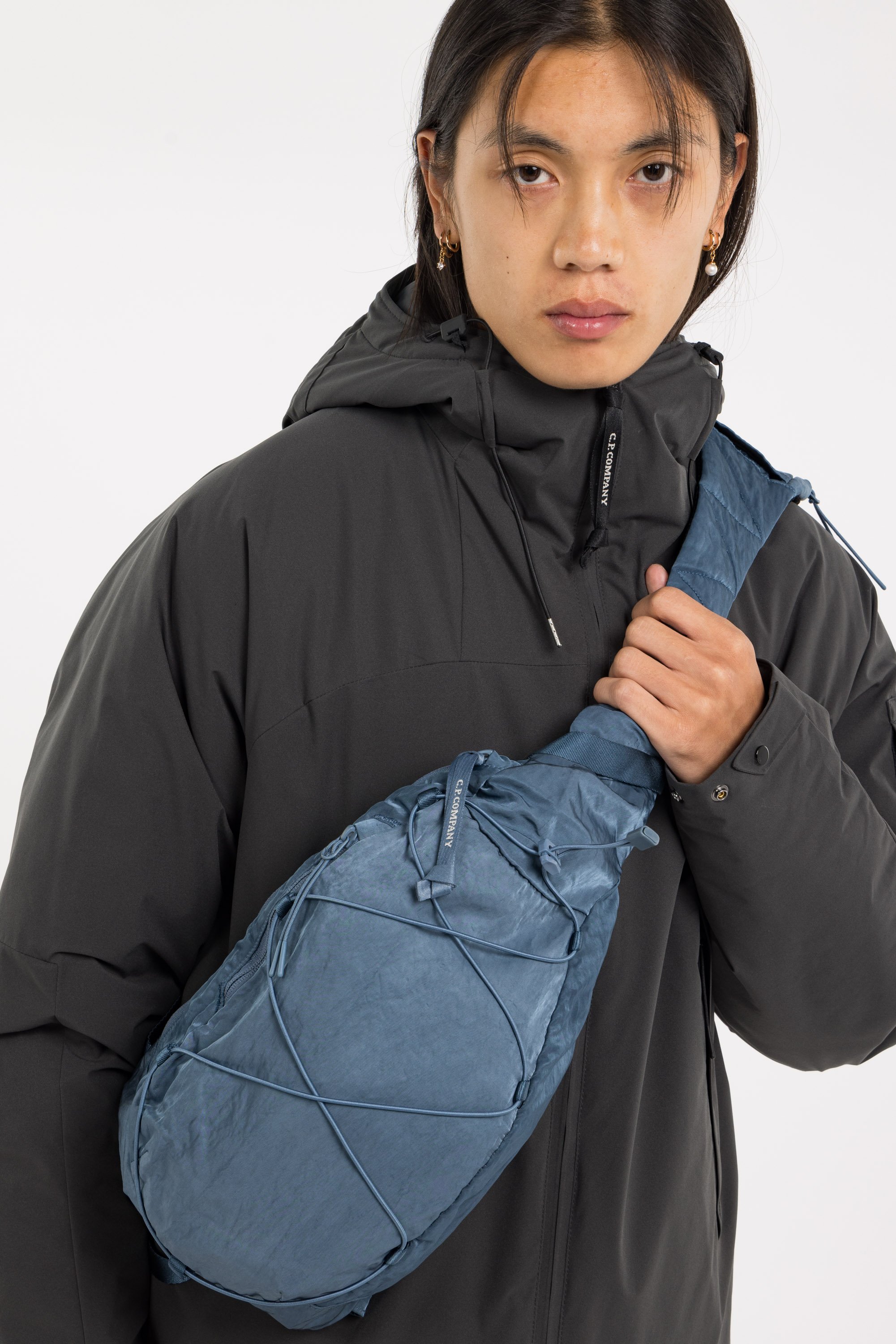 Canvas backpack C.P. COMPANY Blue