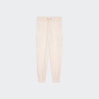 Joggers Sweat Nylon Cargo Jet stream white