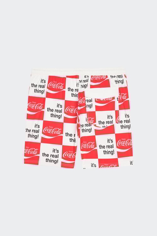 BRIXTON Short de bain - Brixton x COCA COLA  Blanc