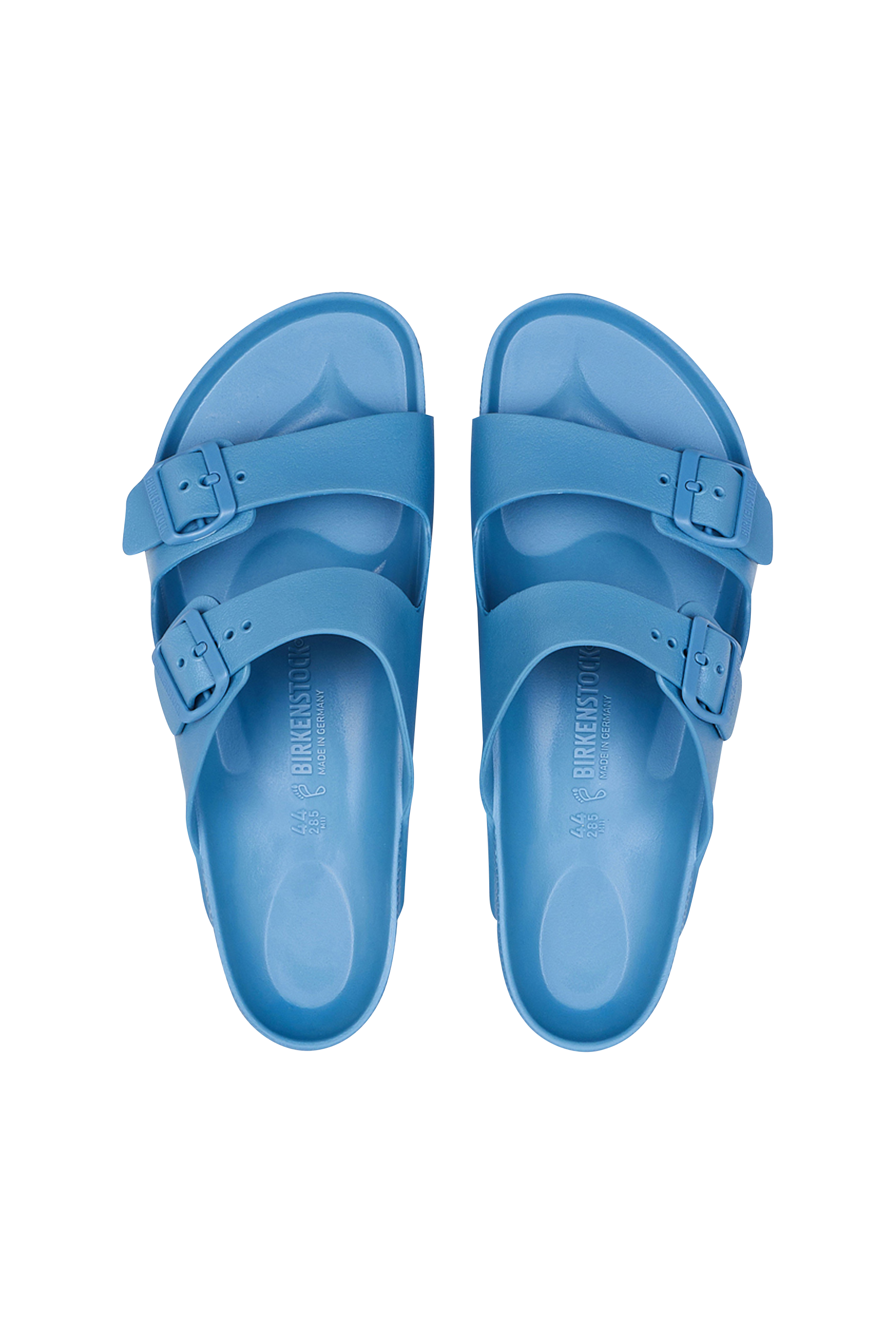 Sandales plates Bleu