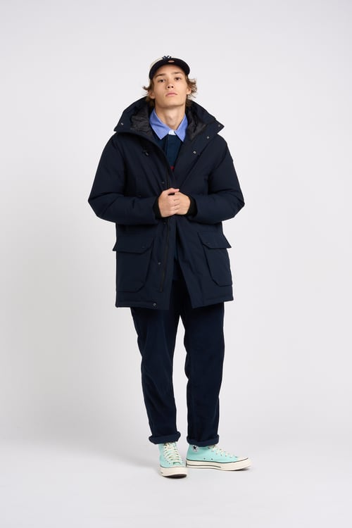 SCHOTT Parka Blue