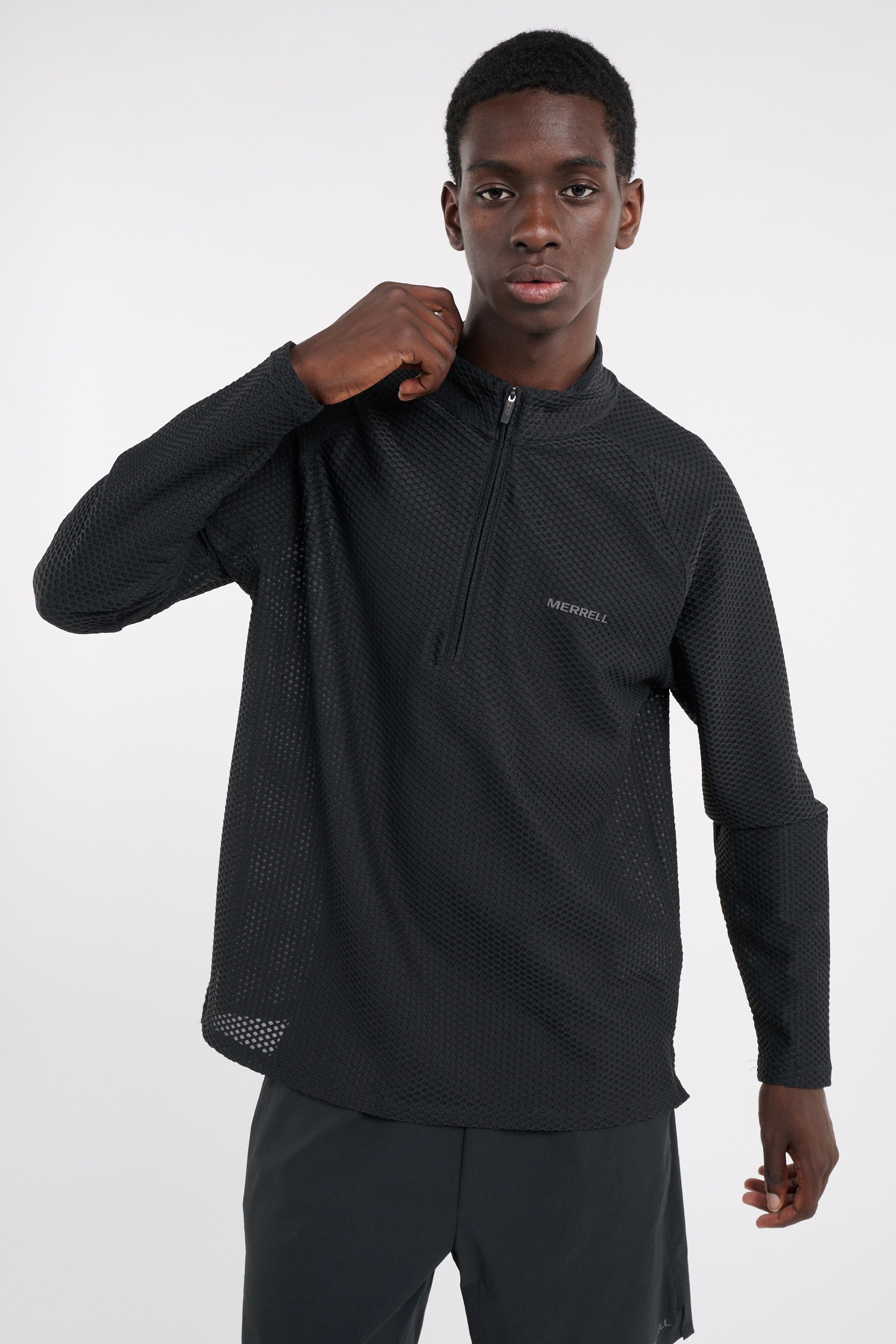 Slim-fit zip-up tracksuit top  | Black MERRELL Men