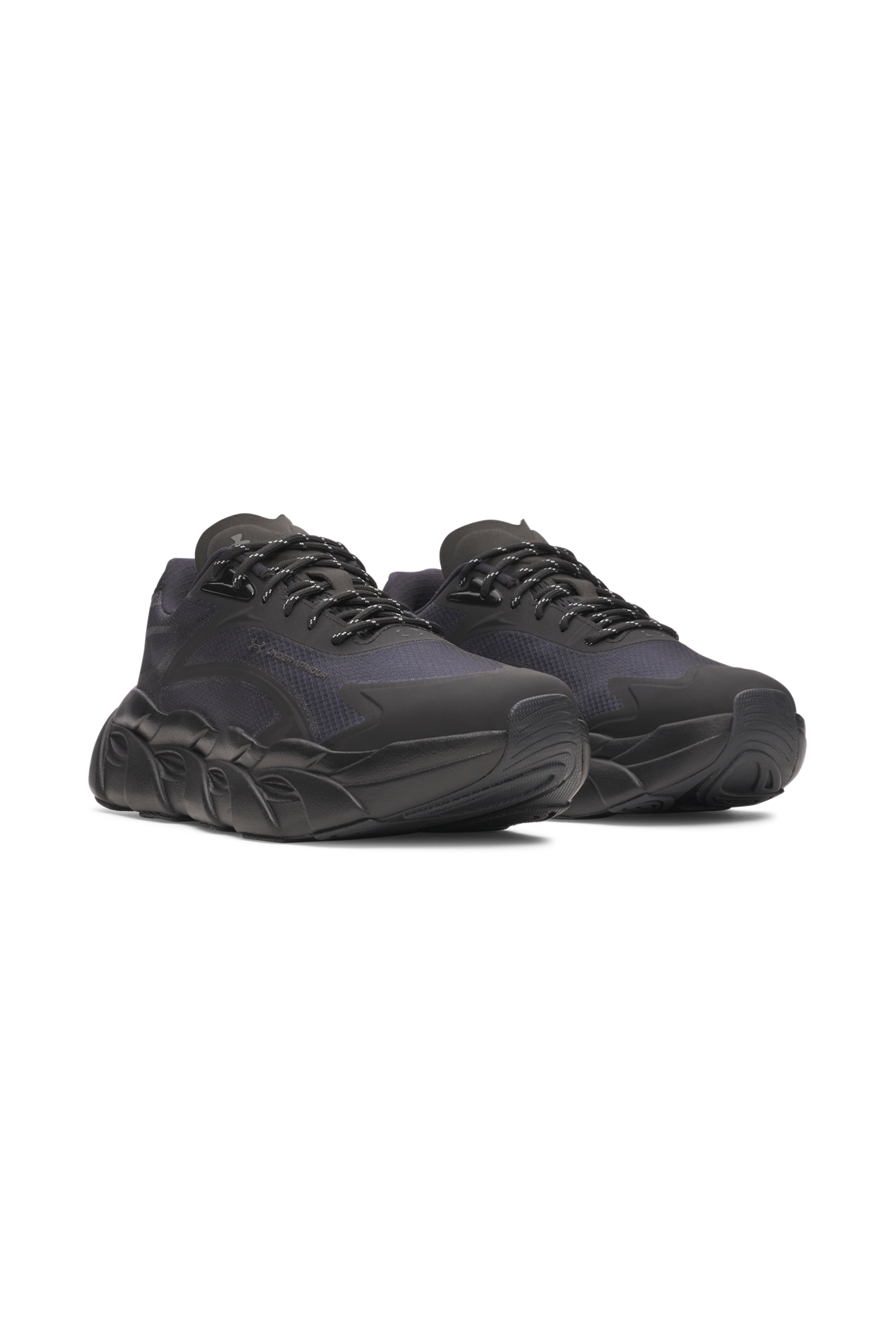 Men?s Storm 96 LO fabric and leather sneakers | Black UNDER ARMOUR Men