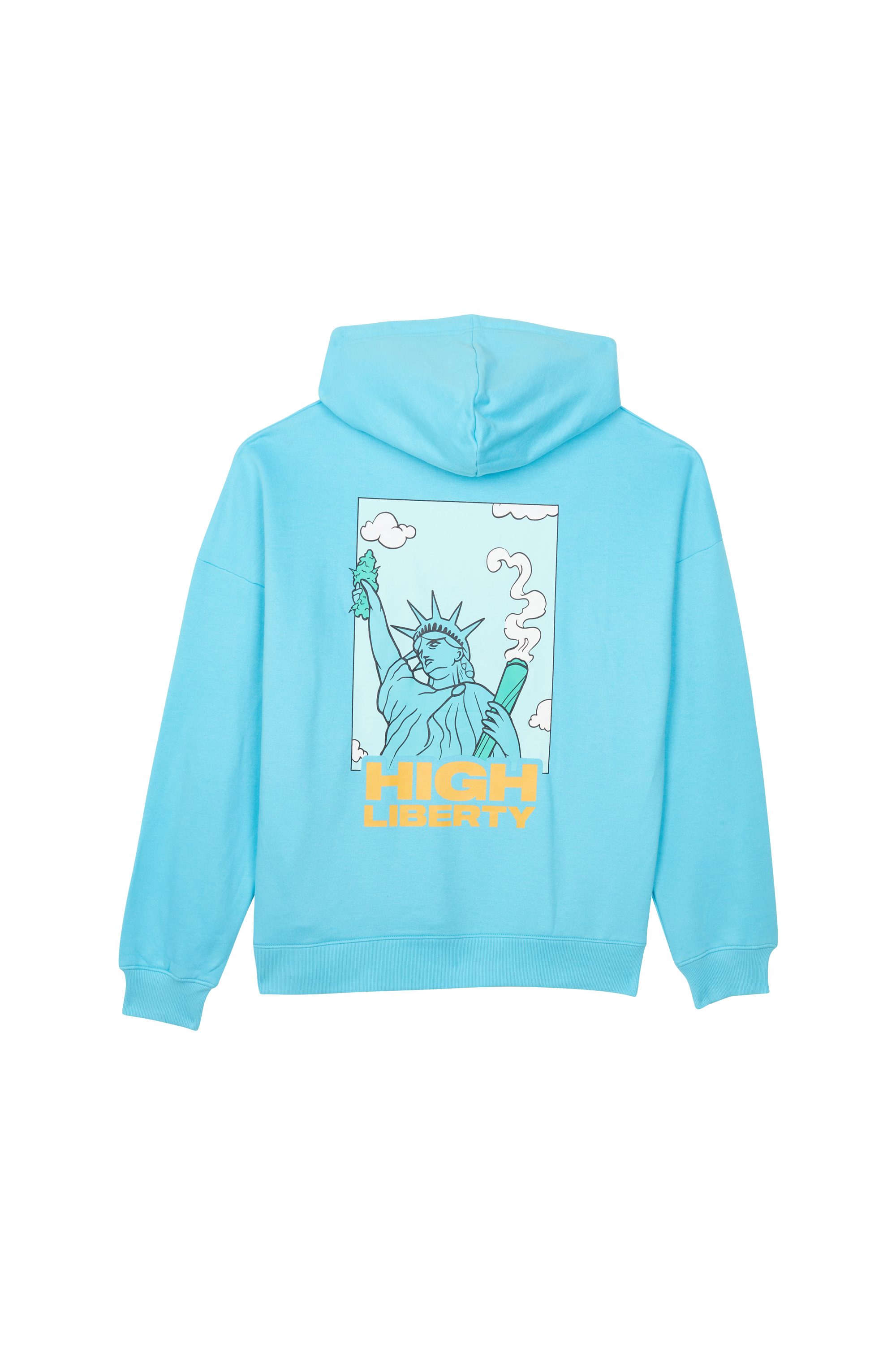 sweat à capuche Bleu
