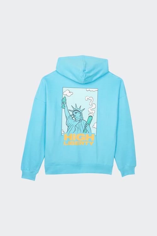 TEALER sweat à capuche Bleu