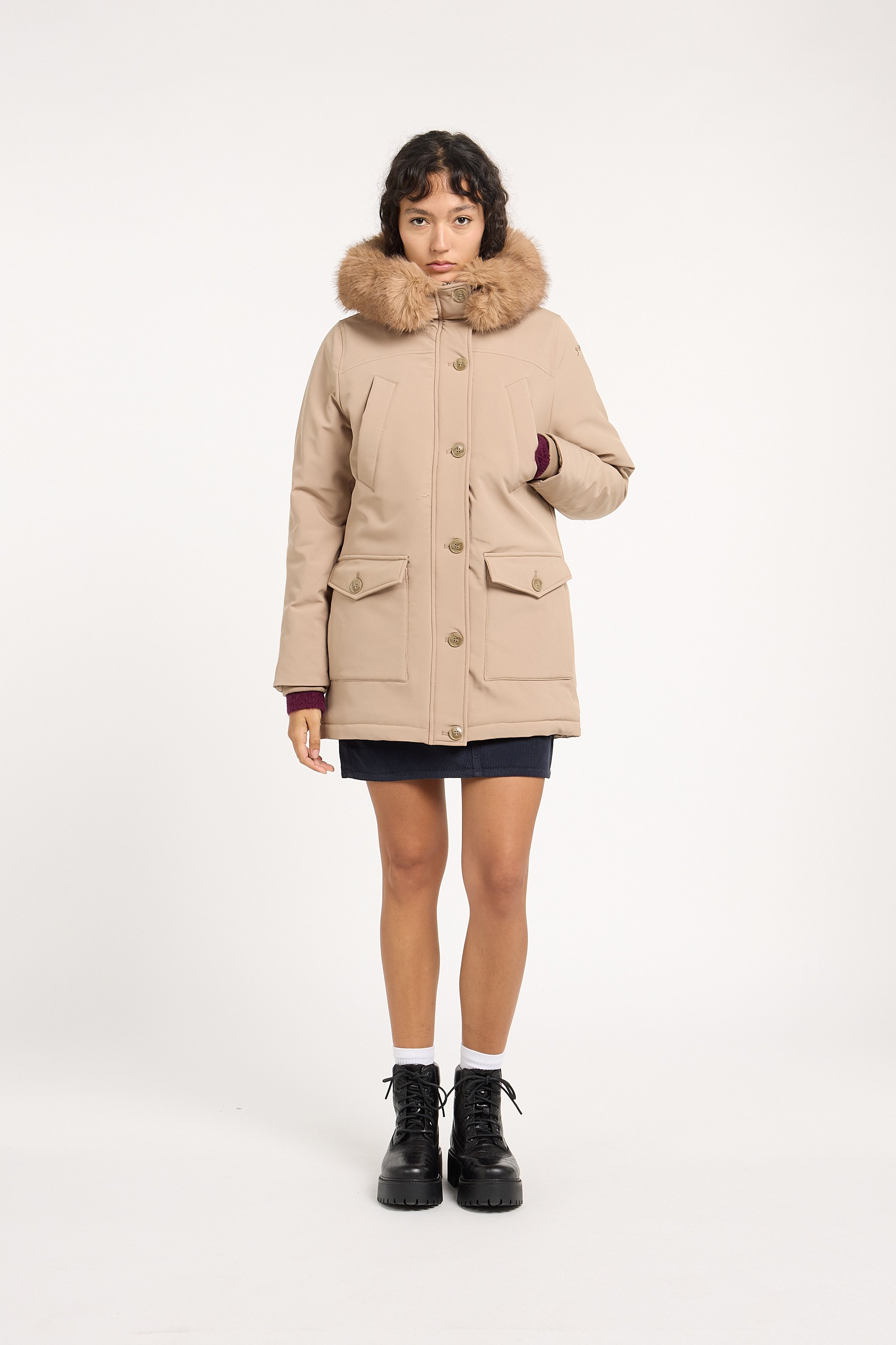 Doudoune SCHOTT Beige