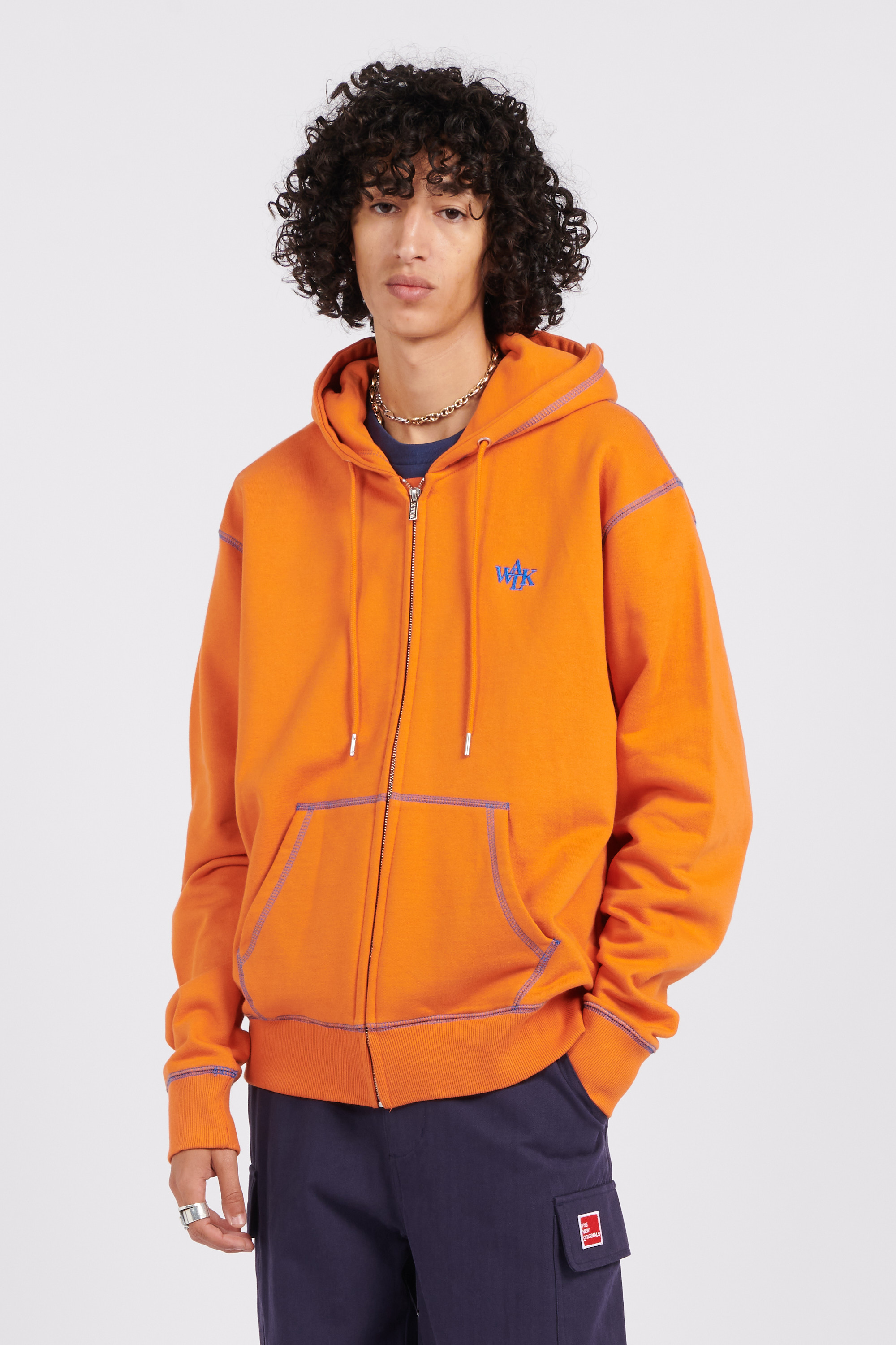 Hoodie zippé Orange