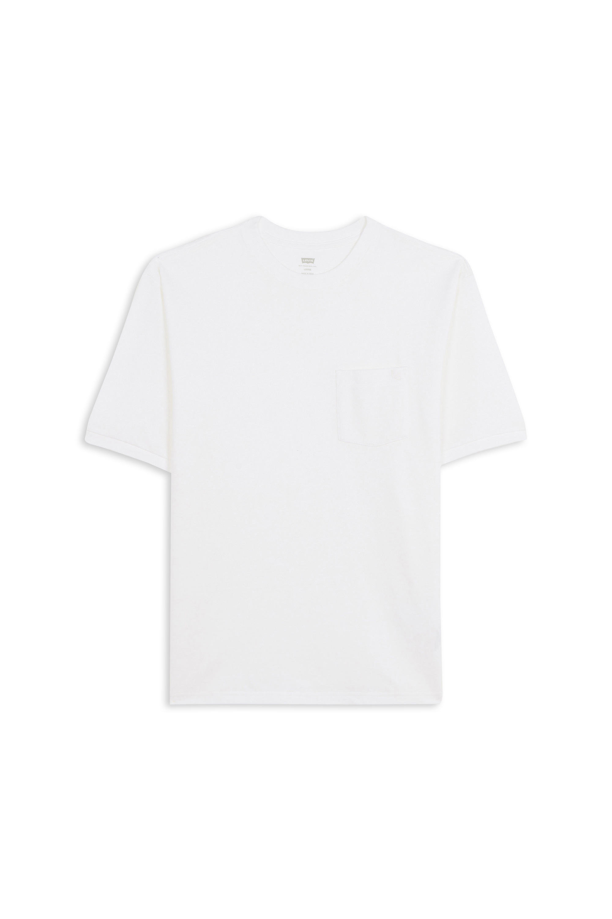 Regular-fit round-neck cotton T-shirt White