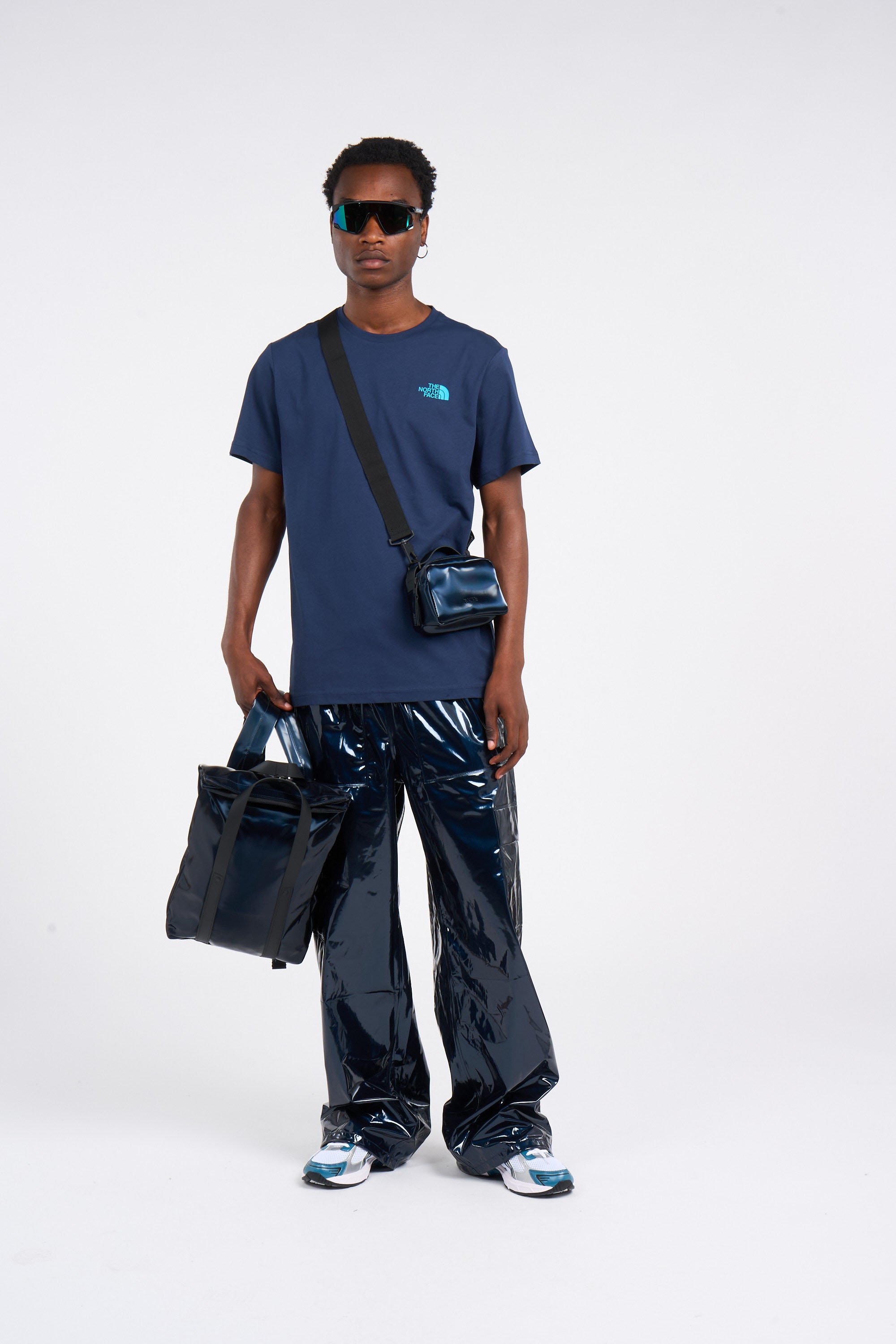 Baindeminuit shoulder bag Box bag micro w3 Blue Rains pinko love