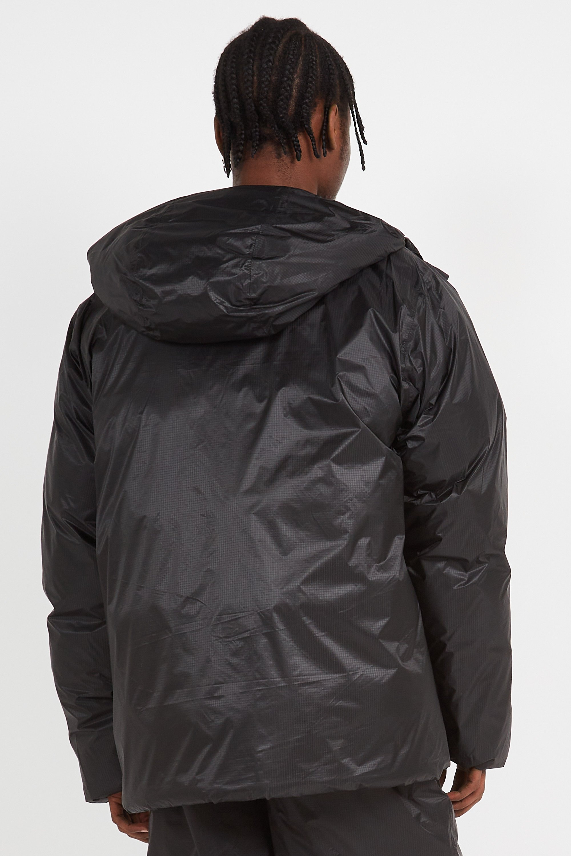 Lightweight quilted padded jacket with high neck | Black by RAINS Lightweight quilted padded jacket with high neck Black