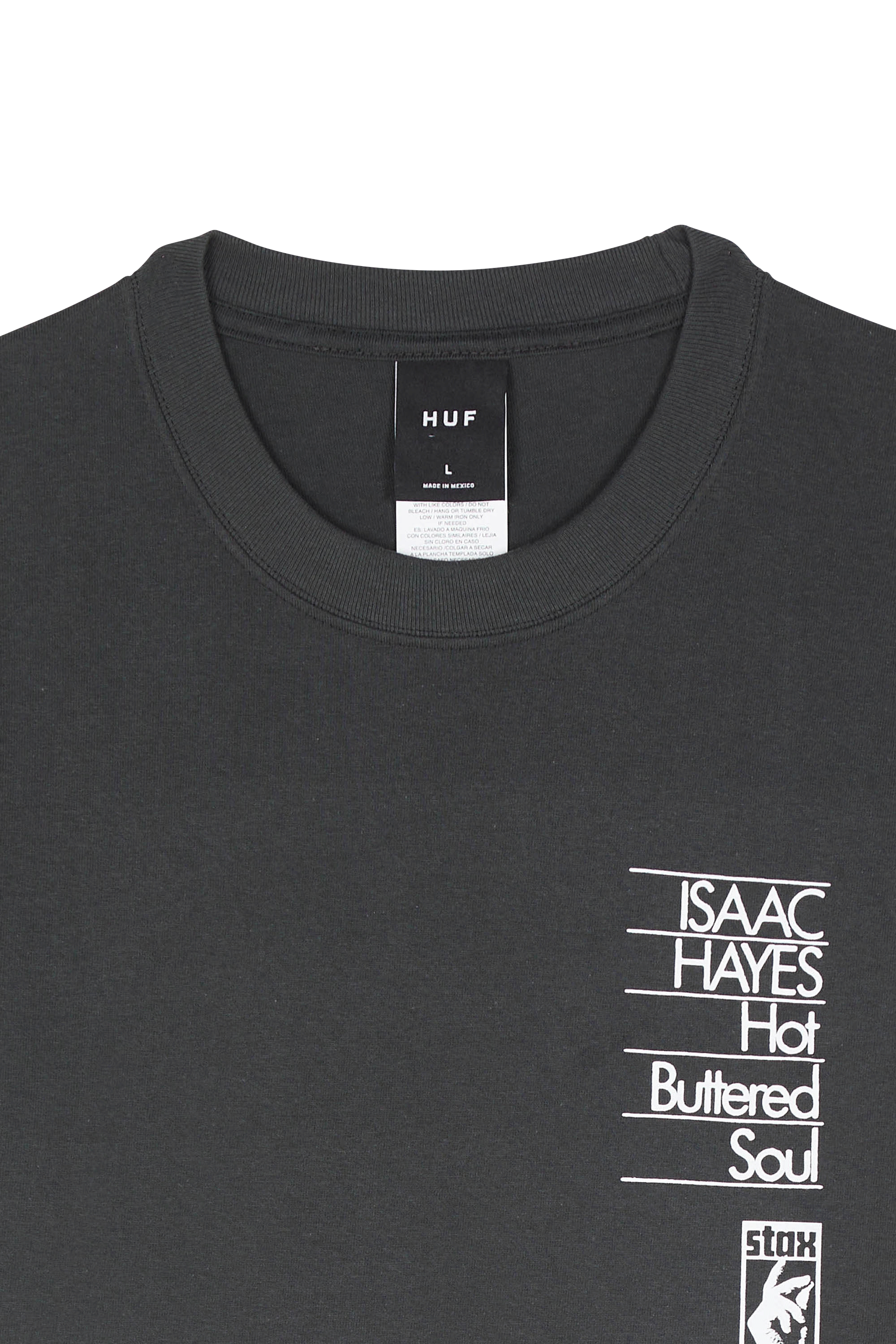 Regular-fit round-neck cotton T-shirt Black