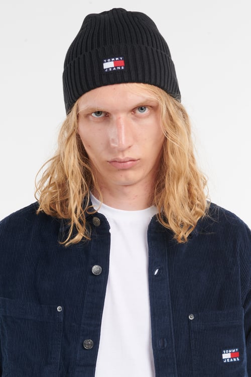TOMMY JEANS Beanie Black