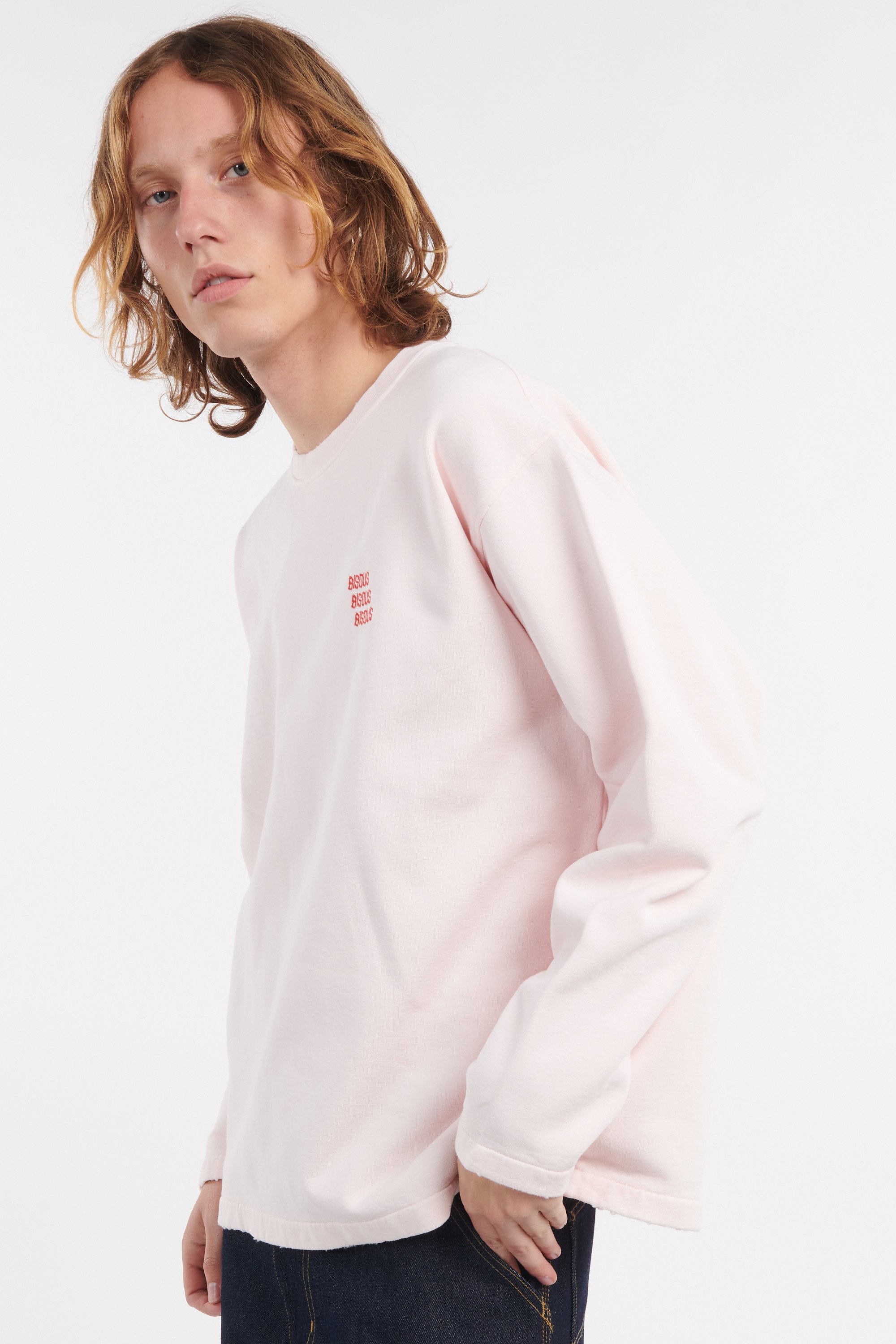 sweatshirt | Pink by BISOUS SKATEBOARDS sweatshirt Pink
