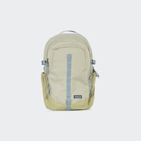 beige patagonia backpack Refugio 26 15 recycled polyester weathered stone The water Birch White / Tidal Teal