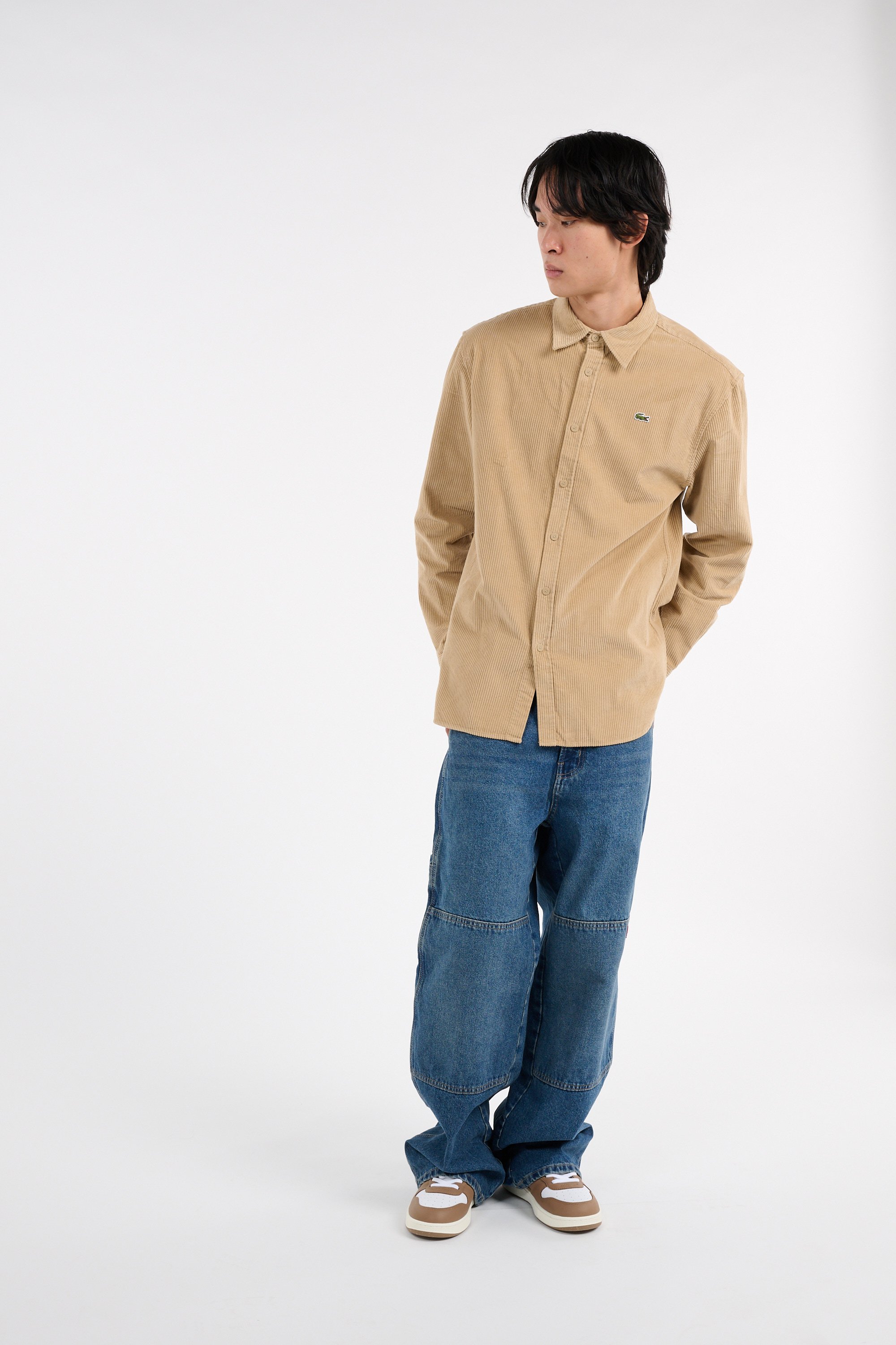 Chemise LACOSTE Beige