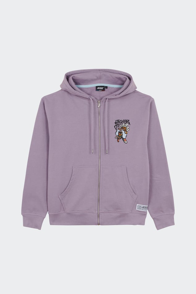 Hoodie violet homme sale
