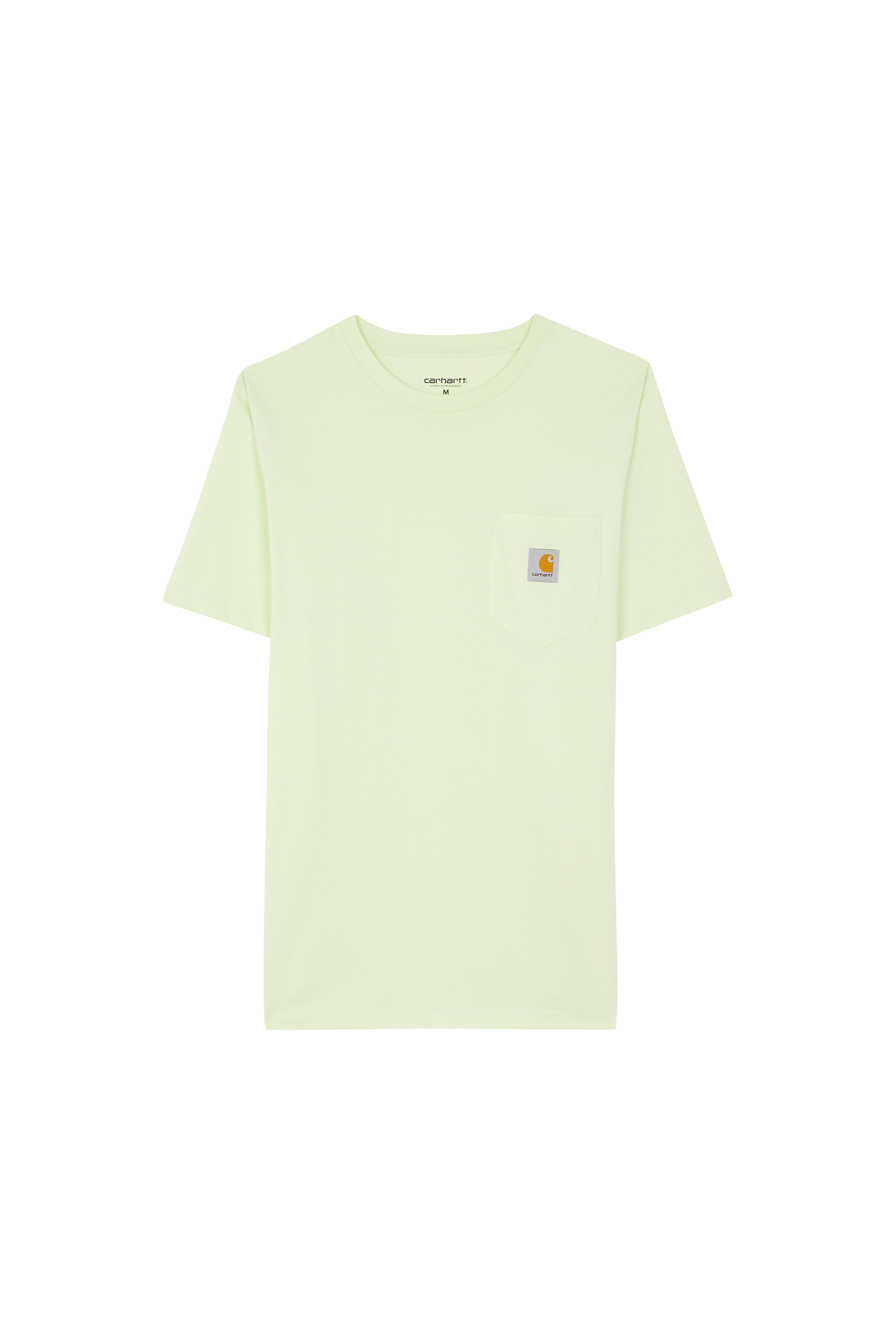 Regular-fit round-neck cotton T-shirt Green
