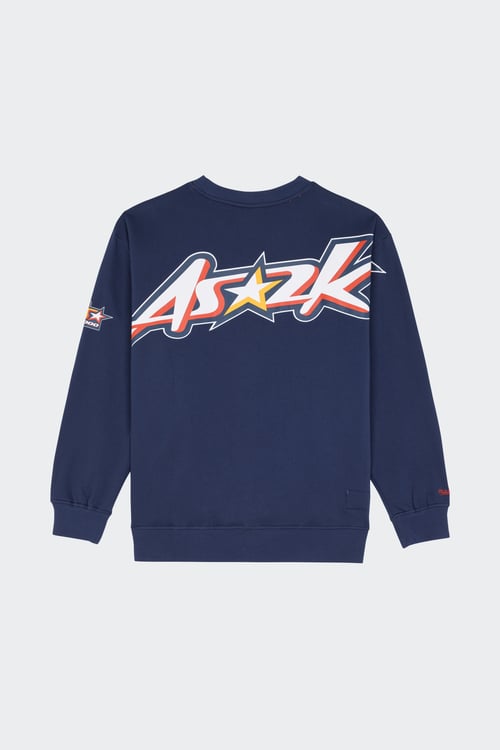 MITCHELL & NESS Sweatshirt Bleu