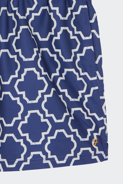 FARAH Short de bain Bleu