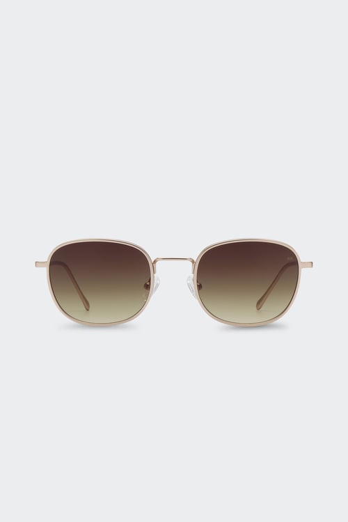A.KJAERBEDE Lunettes de soleil Doré