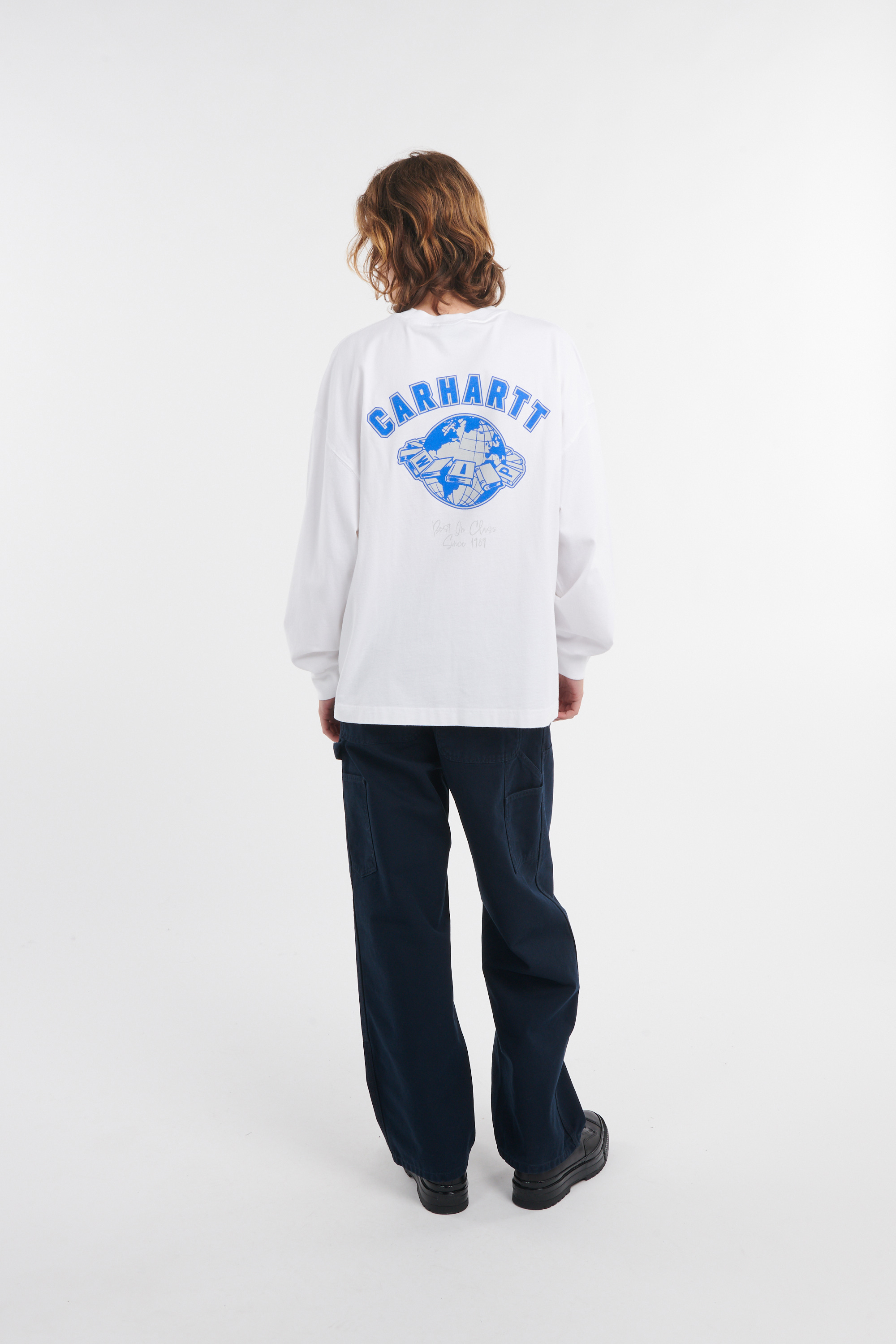 Regular-fit round-neck cotton T-shirt White