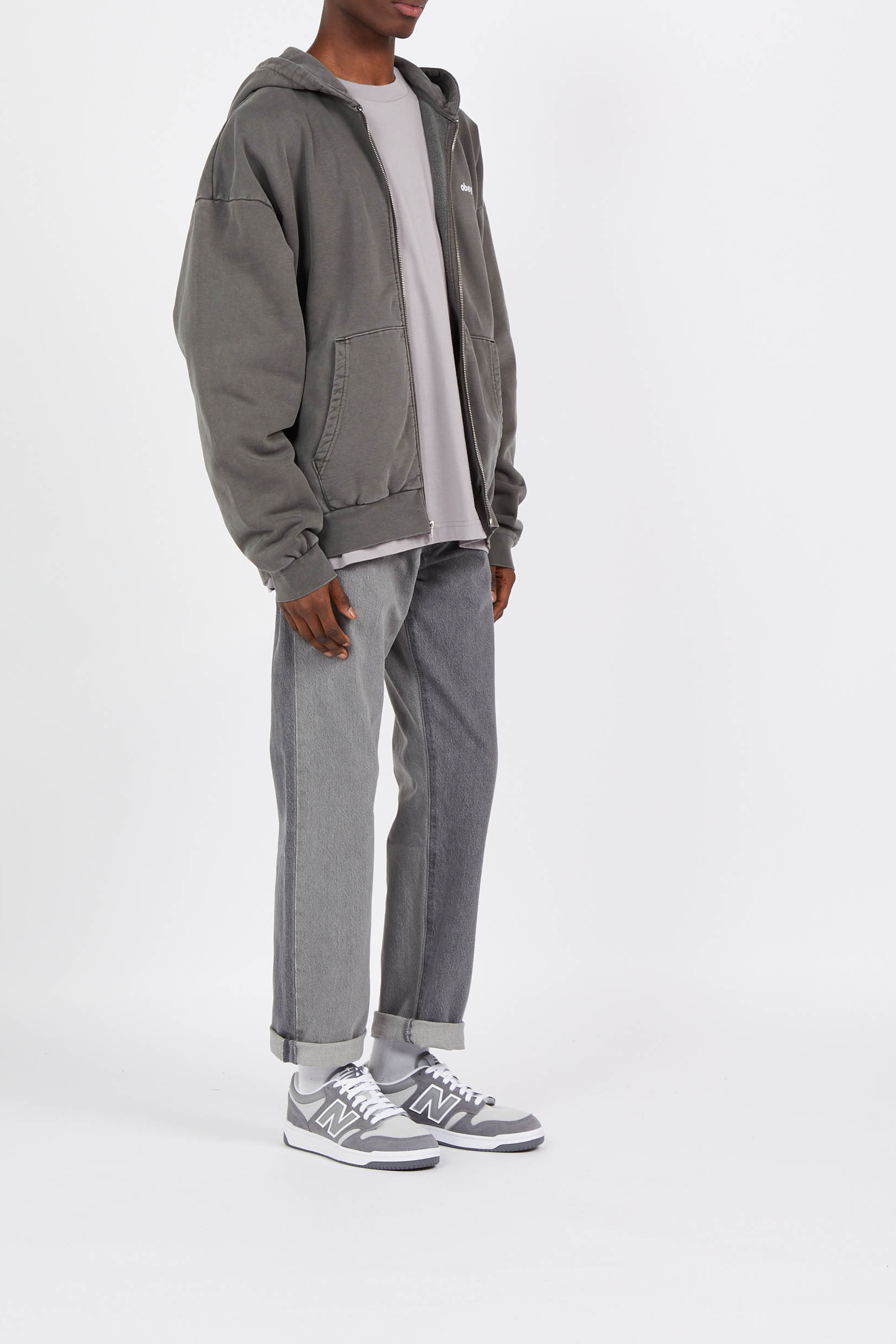 Hoodie zippé OBEY Noir